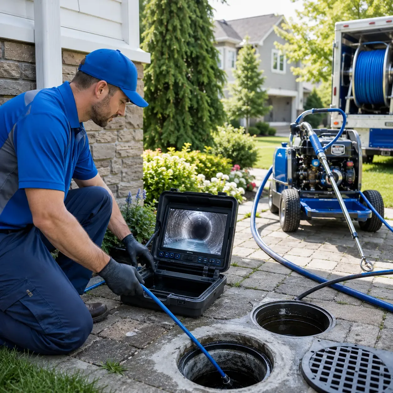 Outdoor drain cleaning professionals serving Barboursville, VA